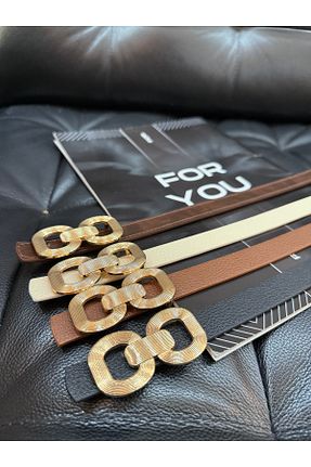 کمربند رنگی زنانه چرم مصنوعی Fiori - کد 902146576