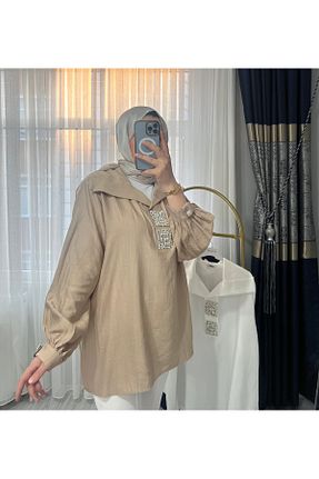 تونیک قهوه ای زنانه بافتنی ANKA BOUTIQUE - کد 902156337