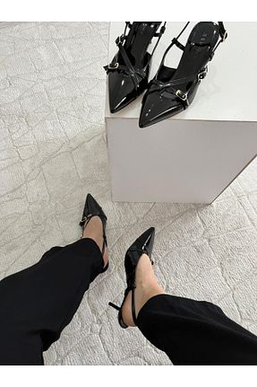 کفش استایلیتو مشکی پاشنه نازک BPSHOES - کد 901808986