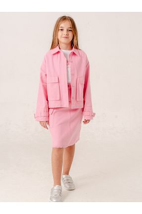 کت صورتی بچه گانه رگولار GİYİCEM TEKSTİL - کد 903776203