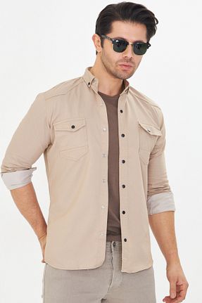 پیراهن رنگی مردانه اسلیم فیت Oyga - کد 897119524