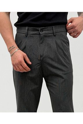 شلوار جین مشکی مردانه پاچه ساده SCSARVİN - کد 903797618