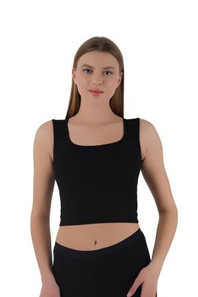 بادی مشکی زنانه یقه مربعی ARMİLLİA DİMODA - کد 320506647