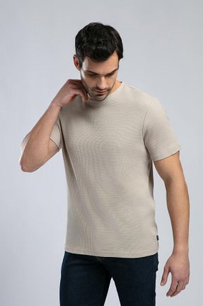 تیشرت بژ مردانه رگولار Lee Cooper - کد 902262721
