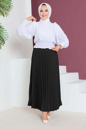 دامن حجاب مشکی رگولار Mec Fashion - کد 902268324