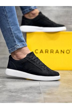 کفش اسنیکر مشکی مردانه بند دار Carrano - کد 902260711