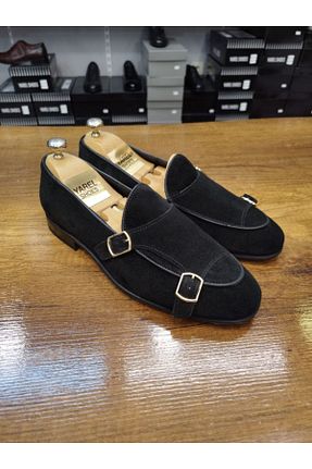 کفش کژوال مشکی مردانه چرم خالص YAREL - کد 902266973