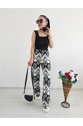 شلوار مشکی زنانه پارچه 6 butik altı üstü butik - کد 902261184