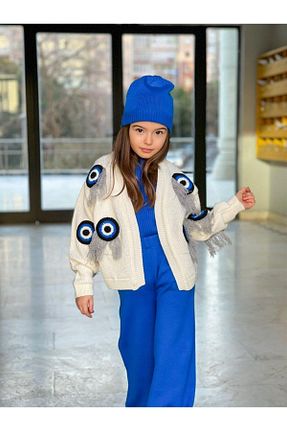 ست بالاتنه و پائین تنه سرمه ای بچه گانه مخلوط پلی استر Hilal Akıncı Kids - کد 225782280