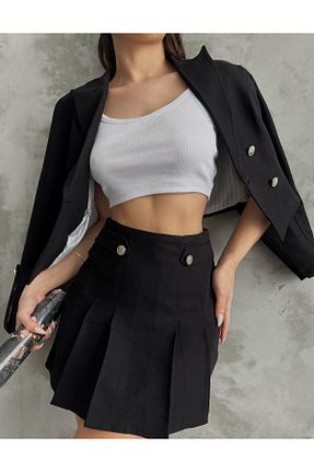 ست بالاتنه و پائین تنه مشکی زنانه بافتنی BUTİK ELAJ - کد 902287417