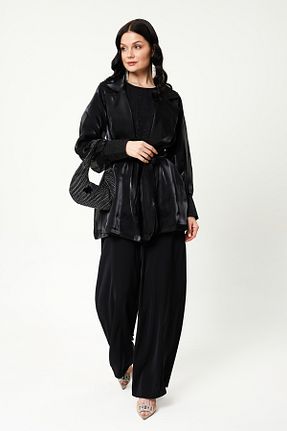 ست بالاتنه و پائین تنه حجاب مشکی زنانه A-line Jupe - کد 902272419