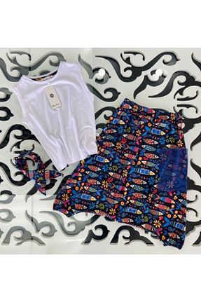 ست بالاتنه و پائین تنه مشکی بچه گانه لیکرا Hilal Akıncı Kids - کد 119359146