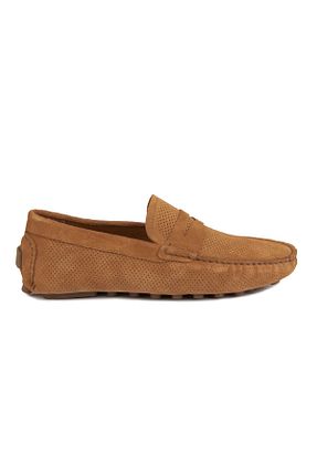کفش لوفر قهوه ای مردانه جیر Pegia - کد 903710578