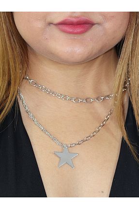 گردنبند استیل ( فولاد ) متالیک استیل (فولاد) Sweettak - کد 902334154