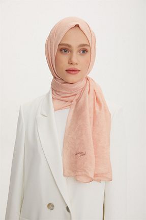 شال صورتی زنانه پنبه ای Armine - کد 327519172
