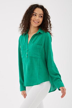 پیراهن سبز زنانه رگولار Fashion Friends - کد 938469791