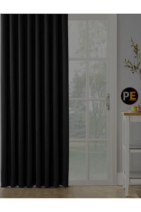پرده زمینه مشکی پلی استر Perdexpress - کد 791392591