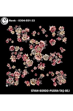 روسری رنگی پلی استر Cenk - کد 902342273