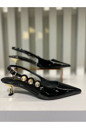 کفش پاشنه بلند کلاسیک مشکی زنانه سنگ KRISTE BELL - کد 902355137