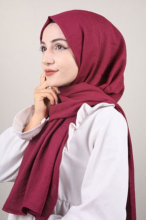 شال صورتی زنانه پلی استر Modakaşmir - کد 194139013