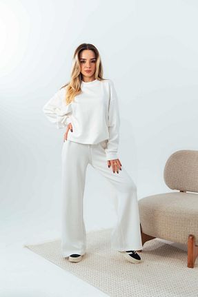 ست بالاتنه و پائین تنه نباتی زنانه سوئیشرت-گرمکن ROSEBEE - کد 902361656