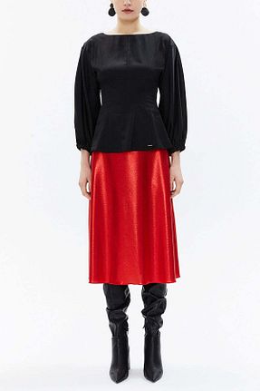 بلوز مشکی زنانه ساده SOCIETA - کد 96732180