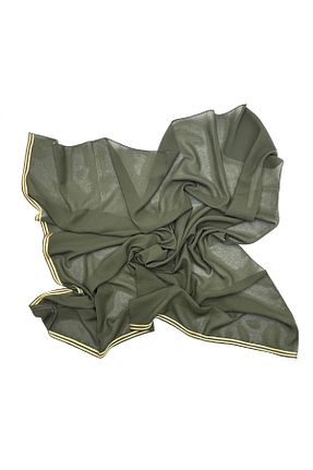 روسری خاکی 100 x 100 Naz İpek - کد 902389282