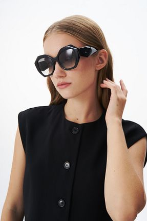 عینک آفتابی مشکی زنانه UV400 EYE OF HORUS - کد 421796986