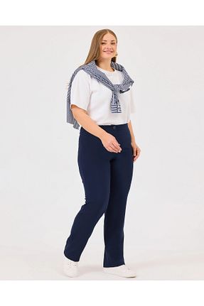 شلوار سرمه ای زنانه پارچه Gala-Xi - کد 878550863