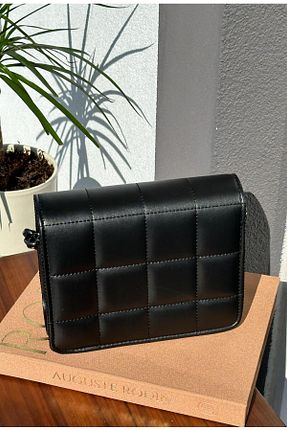 کیف دوشی مشکی زنانه چرم مصنوعی RSP - کد 902431875