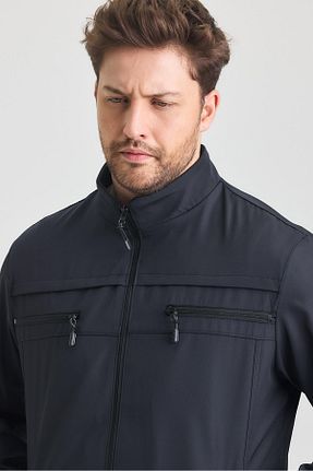 کاپشن سرمه ای مردانه رگولار SİVAİST - کد 902458343