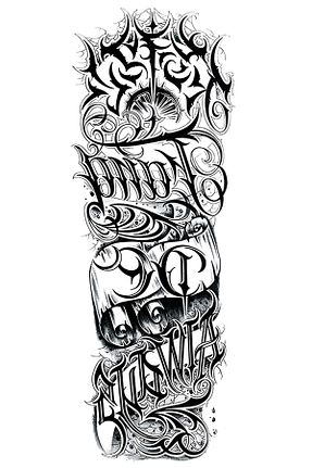 تتو موقت BP Tattoo - کد 903882848