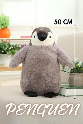 اسباب بازی مخملی طوسی بچه گانه 35 cm welcomein - کد 860245814