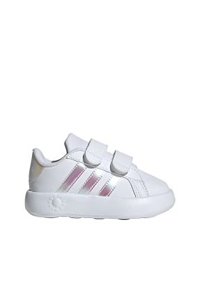 کفش اسنیکر سفید بچه گانه بند دار adidas - کد 798422992