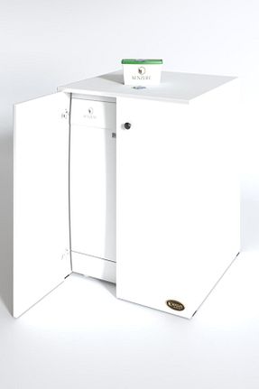 کابینت های آماده آشپزخانه سفید Suntalam Kenzlife - کد 90878040