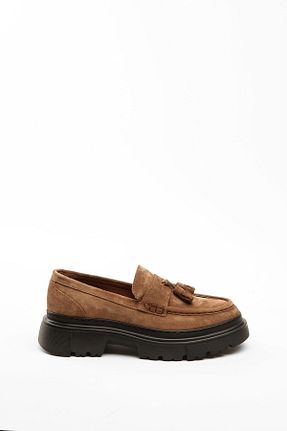 کفش کژوال قهوه ای مردانه پاشنه کوتاه (1 - 4 سانتی متر) ByItallanoshoes - کد 902588955