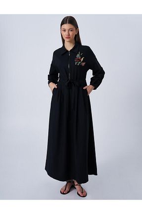 لباس حجاب مشکی زنانه رگولار Kayra - کد 902583157