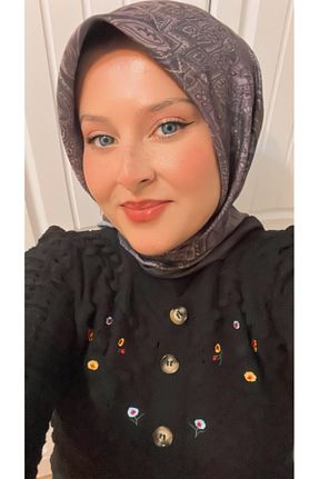 روسری رنگی پنبه ای joy fashion - کد 902542395