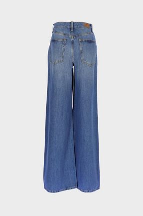 شلوار جین رنگی زنانه پاچه زیپ دار CROSS JEANS - کد 902534882