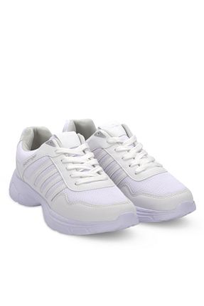 کفش اسنیکر سفید مردانه بند دار Slazenger - کد 902596297