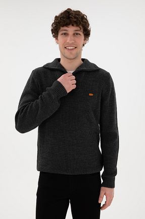 پلیور طوسی مردانه ساده U.S. Polo Assn. - کد 902619243