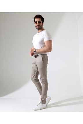 شلوار بژ مردانه بافتنی Sunello - کد 902678073