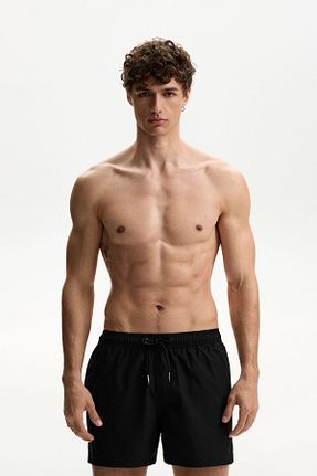 مایو مشکی مردانه پلی استر Bershka - کد 902674834