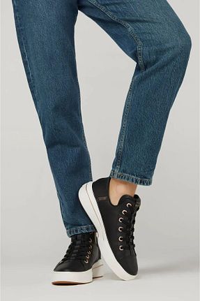 کفش اسنیکر مشکی زنانه بند دار Skechers - کد 902676212