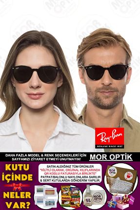 عینک آفتابی مشکی زنانه 53 Ray-Ban - کد 902713692