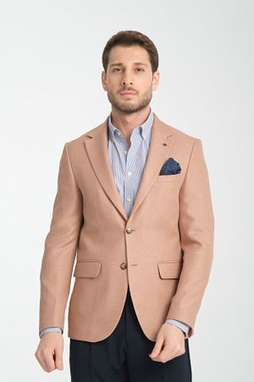 کت بلیزر بژ مردانه پلی ویسکون Frappoli - کد 900825468