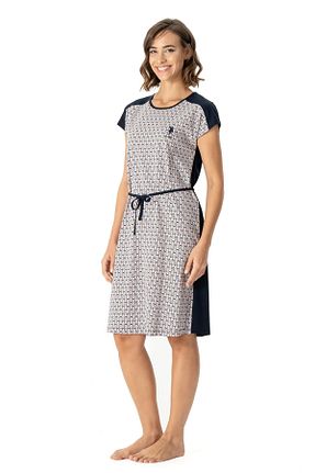 ست لباس راحتی سرمه ای زنانه طرح دار U.S. Polo Assn. - کد 823098792
