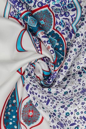 شال فیروزه ای زنانه Vakko - کد 902747950