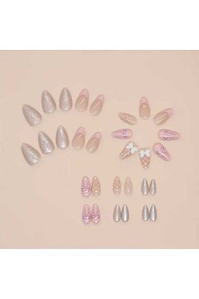 ناخن مصنوعی و اکسسوری صورتی Manicure - کد 888832553