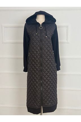 کاپشن حجاب مشکی زنانه پلی استر RACE FASHİON - کد 902759238